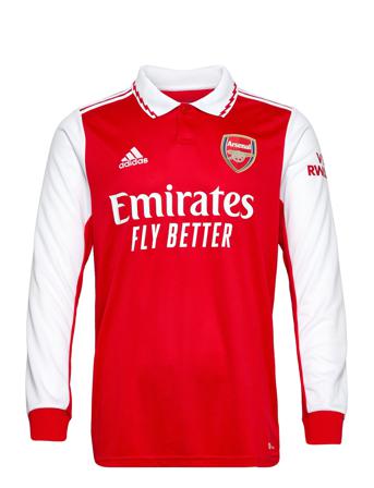 Arsenal Fc 2022/2023 Home Jersey Long Sleeve T-shirts Football Shirts Multi/mönstrad Adidas Performance