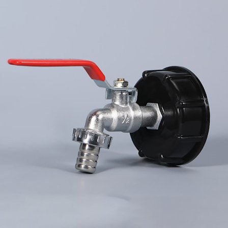 Kran till IBC-tank med 15mm slangkoppling