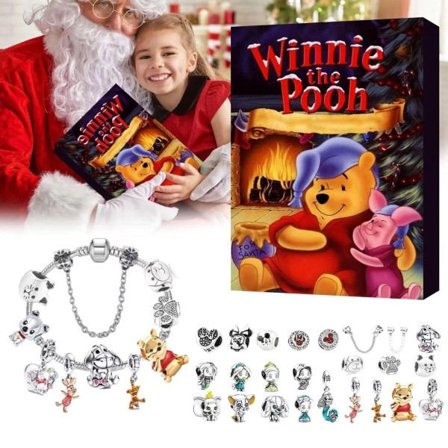 Jul advent kalender Disney Mickey armbånd jule nedtælling kalender