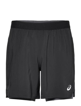 Road 2-N-1 7In Short Shorts Sport Shorts Svart Asics