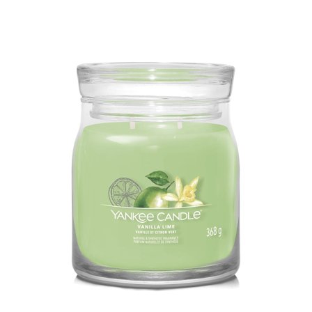 Yankee Candle Signature Jar Candles Vanilla Lime 368g - Candela Profumata