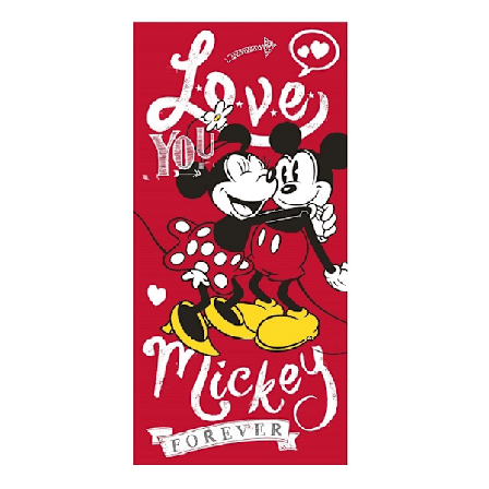 Badhandduk 100% Bomull - Musse & Mimmi