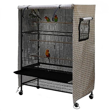 Vaskbar fuglebur og støvdeksel, stort netting fugleburdeksel - stort netting fugleburdeksel