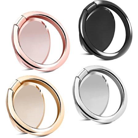 Finger Ring Stand, 4-pak Universal Tynd 360 Graders Rotation Telefonringe, Mobiltelefon Ring Holder Stand{XH}