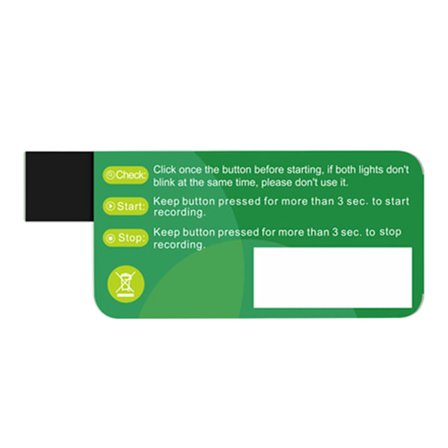 Engangs temperaturlogger med 60 dagers overvåking for kjøletransport