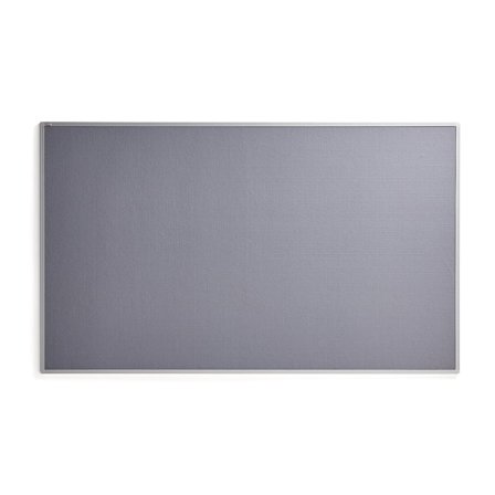 Notice board VIRGINIA, 2000x1200 mm, grey, alu frame