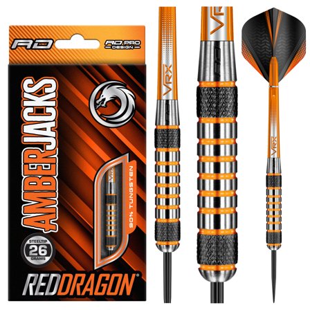 Amberjack 7 Steel Tip Darts 26g | Red Dragon Darts