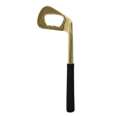 Golfkølleformet ølflaskeåpner i rustfritt stål, metallbarverktøy for hjemmebar, fest, klubb, kul, unik julegave til menn[D]
