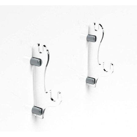 1 par lyssværd sværdstativer samurai sabel vægmontering display to sværd