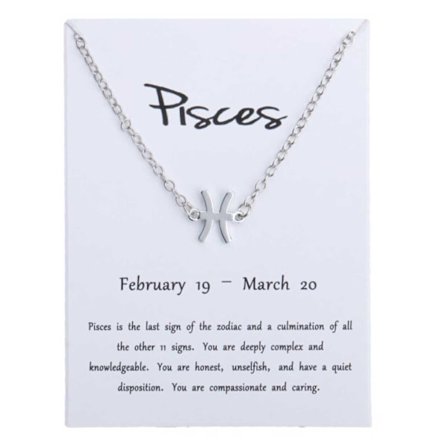 Gavearmbånd Zodiac Sign Fiss Pisces armbånd sølv