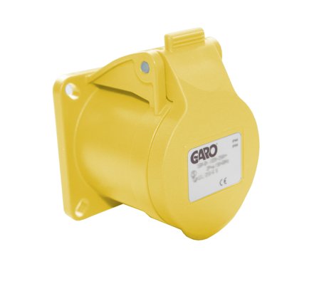 Garo UIL 216-4 S Paneluttak IP44, 3-polet, 16 A, gul, 4 h, Stikkontakter & kabler