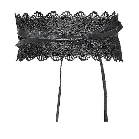 Mode Brett Spets Knytskärp Dam Midjeband Klänning Fest Midjebälte Skärp Dekor