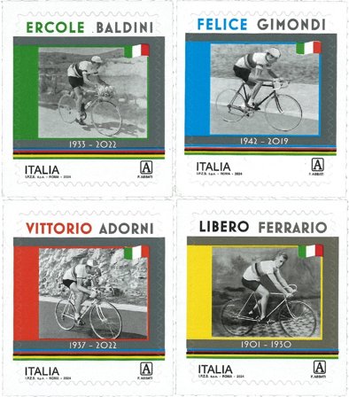 Italien - Cykelister - Postfrisk sæt 4v
