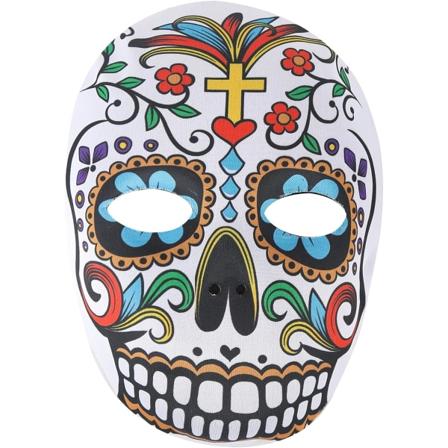 TSLBW Dag de Dødes Maske Sukkerskalle Helansigtsmasker Halloween Cosplay Tilbehør Fest Kostume Tilbehør