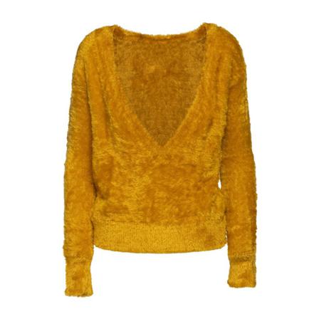 Twinset Ocher hair jersey Orange, Dame Bluser