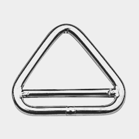 D-ring rostfri 6mm 50mm bred med pinne