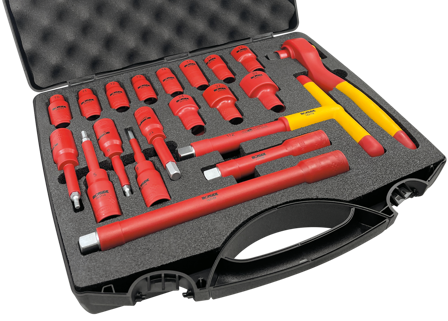 Ironside 103079 Hylsnyckelsats 20 delar, Skruva