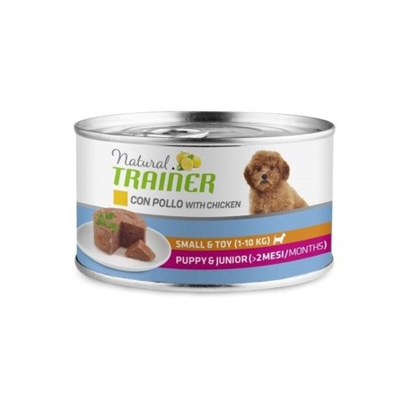 Natural Trainer Puppy & Junior Small & Toy Con Pollo Per Cani
