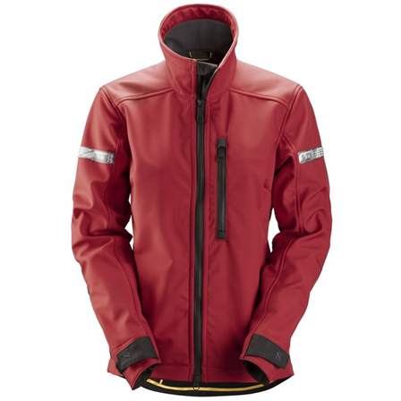 Snickers Workwear 1207 Softshelltakki Punainen/musta Punainen/Musta, Vaatteet