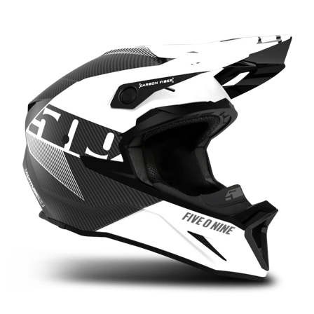 509 Altitude 2.0 Kolfiber 3K Skoterhjälm Hi Flow Stormchaser XS