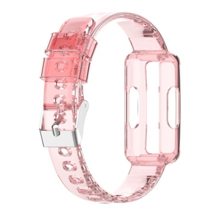 För Fitbit inspire 2 Transparent Silikon Integrated Watch Band