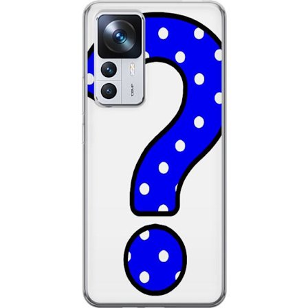 Kompatibel Mobilcover til Xiaomi 12T Pro Spørgsmålstegn Fyndiq og CDON