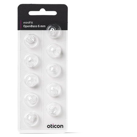 Oticon miniFit Open Bass 6mm