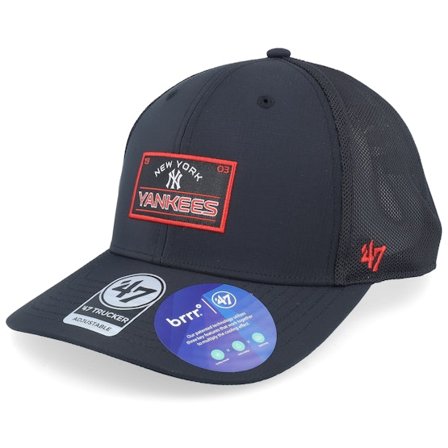 47 Brand - MLB - Black - trucker - Cap - New York Yankees Fairholt Black Trucker - Hatstore