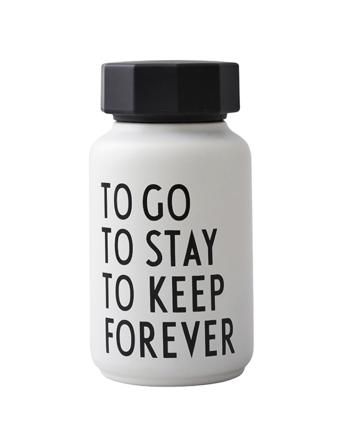 Thermo/Insulated Bottle Small Special Etd. White Design Letters