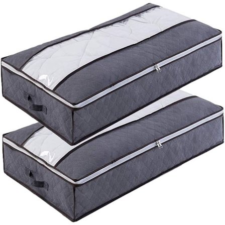 Oppbevaringspose for klær til sengetøy, store oppbevaringsposer med glidelås