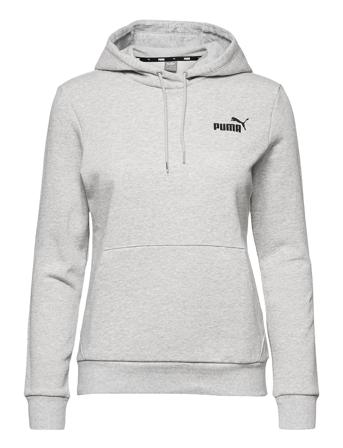 Ess Small Logo Hoodie Fl Grey PUMA