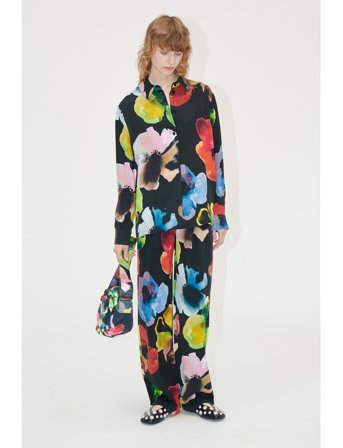 STINE GOYA Elasticated Long Pants, 2263 Dry Vi - Black - XS