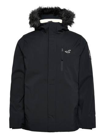 Hco. Guys Outerwear Parka Takki Musta Hollister