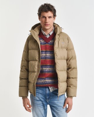 GANT - Active Cloud-jakke til herre light taupe