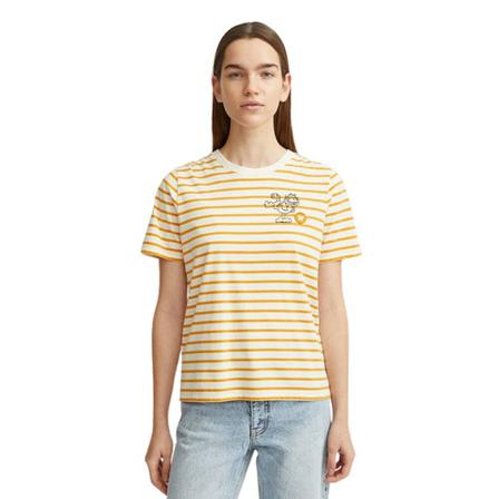 Wood Wood, T-shirt Geel, Dames, Maat:XS