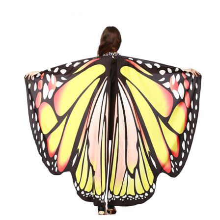 Fjärilsvingar För Vuxna Kvinnor Fairy Cape Halloween Kostym