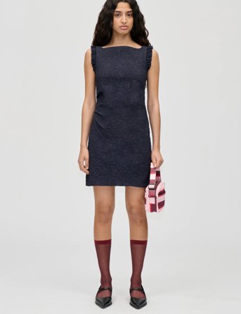 STINE GOYA 2446 Stretch Jacquard / Sheer Ggt, - Navy - L