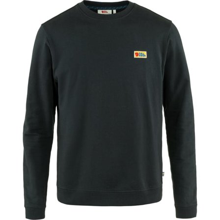 Fjällräven Men's Vardag Sweater in Black | Size: Medium, Organic Cotton