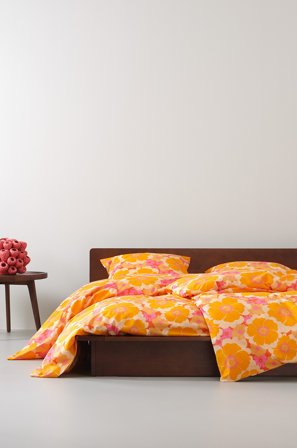 Jotex - Dynetrekksett Enkeltseng Økologisk Gul - FRIDA - Kjøp Enkeltseng hos Jotex