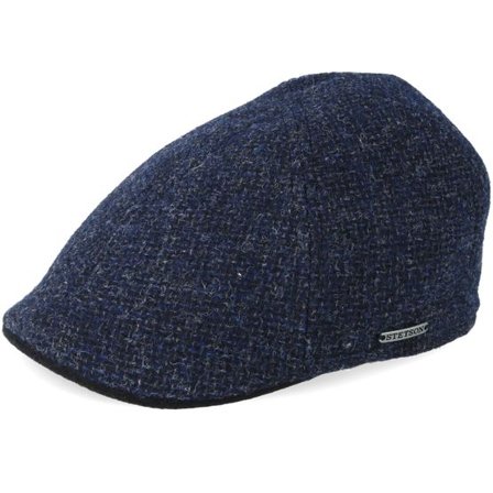 Stetson - Blå flatcap Keps - Texas Wool Navy Flat Cap @ Hatstore