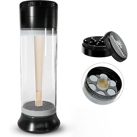 3-i-1 Kryddkvarn, Allt-i-ett-Laddare Blunt Roller Maskin (svart) -krygvBY