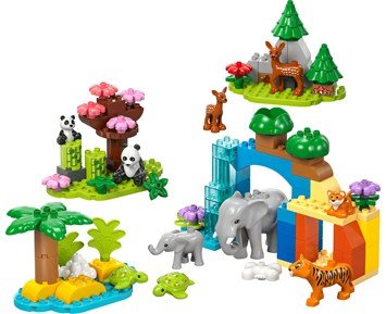 LEGO-DUPLO Town 3-i-1 Villdyrfamilier 10446-LEGO DUPLO Town 3-i-1 Villdyrfamilier 10446-LEGO-LEGO
