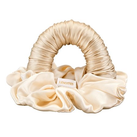 Lenoites Blowout Tie in Mulberry Silk Champagne/Golden Sand, Hår, Styling Tools, Curlers