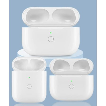 [14Y] Langaton latauskotelo AirPods 1/2 Gen -kuulokkeille, korvaava latauskotelo Bluetooth-tuella