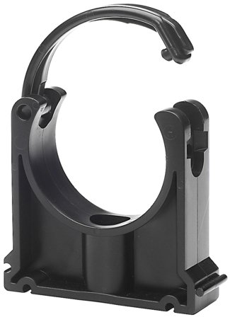 Georg Fischer KLIP-IT 061 Rörklammer med överfall, svart 50 mm, Installation
