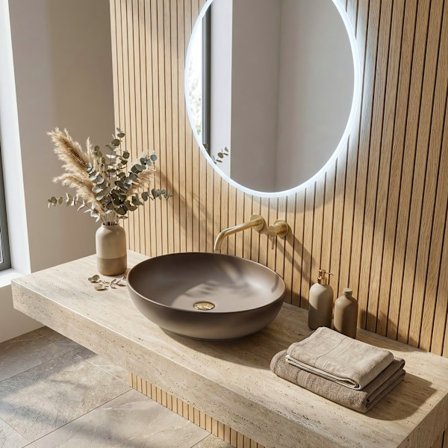 Pöytätason pesuallas Rea Carola Ombre Beige 51,5X39X14CM