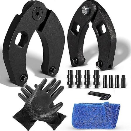 Gland Nut Nøgle - Sæt med 2 Hydrauliske Cylinder Spændenøgler Justerbare - til Landbrug & Byggeri