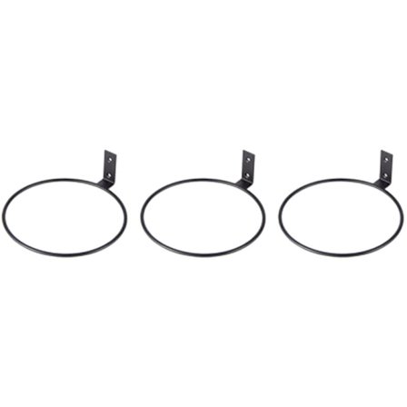 Pottebakke Ring Balkon Pot Ring Holder Sammenklappelig Metal Planteholder Bakke Pottebakke