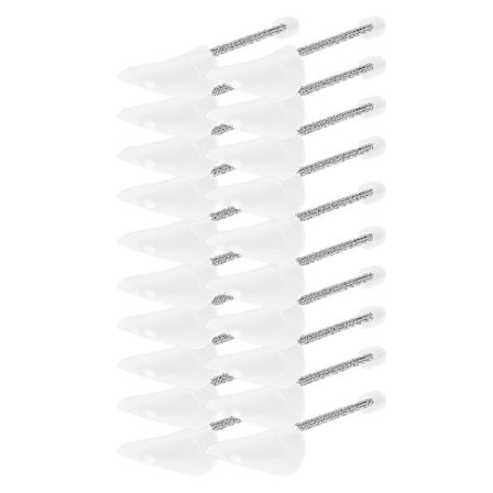 10 Par Skotræer Plastik Skoudblokkere Transparent Skoformer Med Spiral Fjeder-F11 2024 Ny