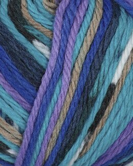 Garn Viking Raggen Blau/türkis multi